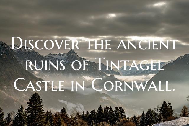 Discover the ancient ruins of Tintagel Castle in C...